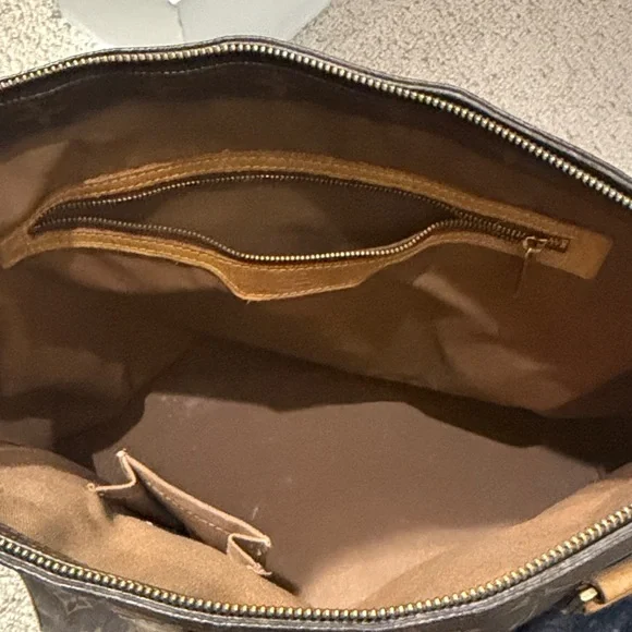 AUTHENTIC Vintage Louis Vuitton Brown Monogram Shoulder Bag - Picture 4 of 8